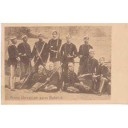 Prins Christian som Rekrut. D.V.5