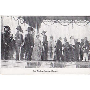 Fra Modtagelsespavillonen - Mittet 1906