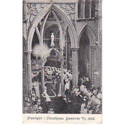 Kroningen i Tronhjems Domkirke 22-6-1906