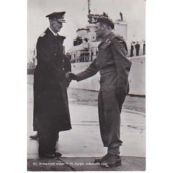 Kronprinsen &oslash;nsker Kongen Velkommen Hjem.