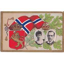 Kong H&aring;kon VII og Dronning Maud.