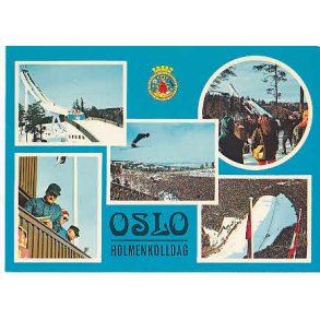 Kongen på Holmekollen. Aune