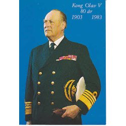 Kong Olav V. 80 r.