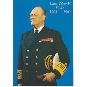 Kong Olav V. 80 r.