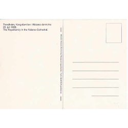 Kongefamilien i Nidaros Domkirke 1988.