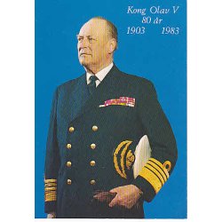 Kong Olav V. 80 r.