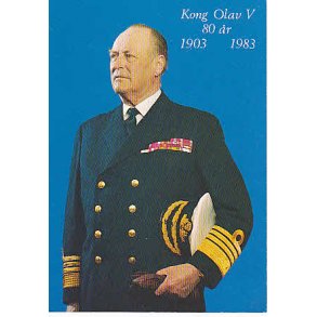 Kong Olav V. 80 r.