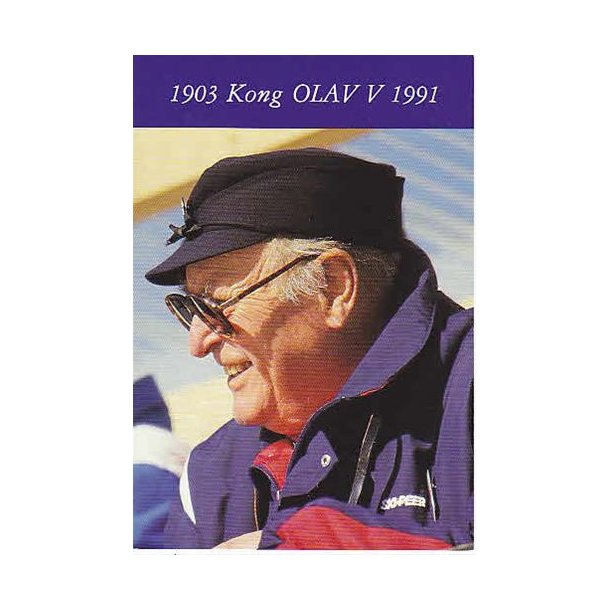 Kong Olav V. !903 - 1991. - K.76