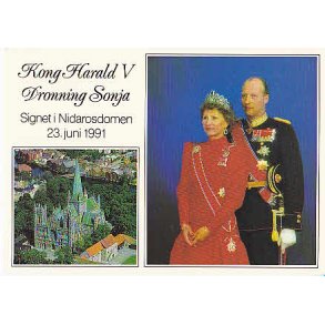 Kong Harald og Dronning Sonja -Aune