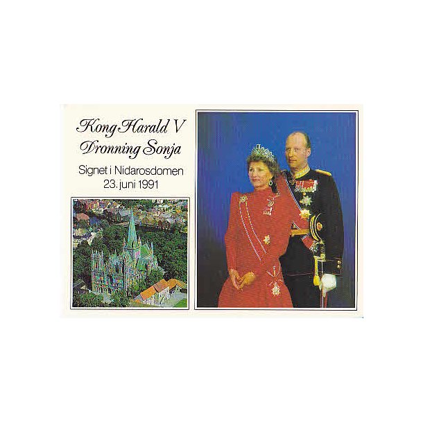 Kong Harald og Dronning Sonja -Aune