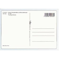 Kongefamilien p&aring; Slotsbalkongen. 17.Maj.