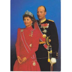 Kong Harald og Dronning Sonja - Aune