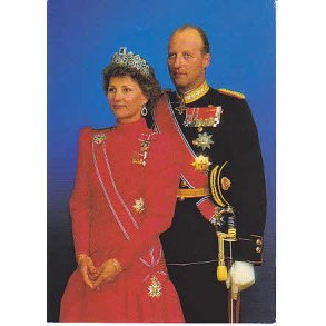 Kong Harald og Dronning Sonja - Aune