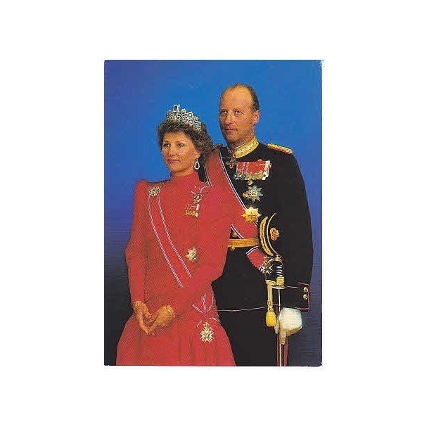 Kong Harald og Dronning Sonja - Aune