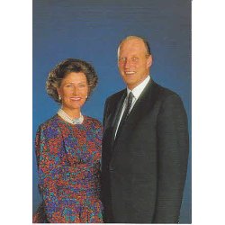 Kong Harald og Dronning Sonja -Aune