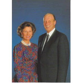 Kong Harald og Dronning Sonja -Aune