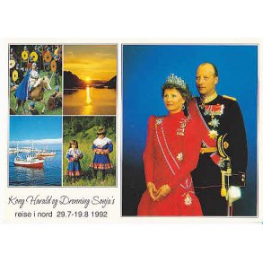 Kong Harald og Dronning Sonja - Aune