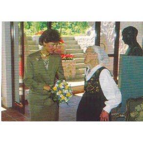 Dronning Sonja og Gunhild - Asker Museum -