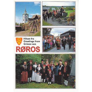 Dronningbesøg i Bergstaden. Aune