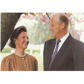 Kong Harald og Dronning Sonja -Kortmann