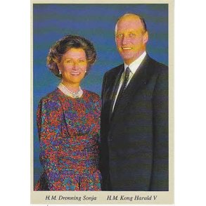 Kong Harald og Dronning Sonja - Aune