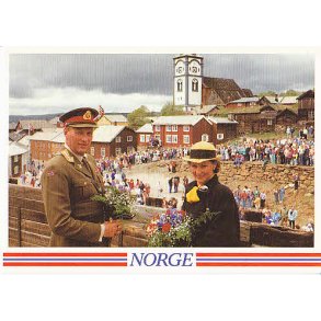 Kongeparret på Signingsferd.