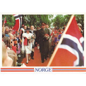 Kongeparret på Signingsferd.