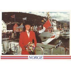 Prinsesse Martha Louise d&oslash;ber sit f&oslash;rste skib.