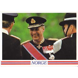 Kong Harald V. p&aring; Signingsferd.