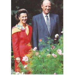 Kong Harald og Dronning Sonja - Kortmann 154