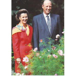 Kong Harald og Dronning Sonja - Kortmann 154