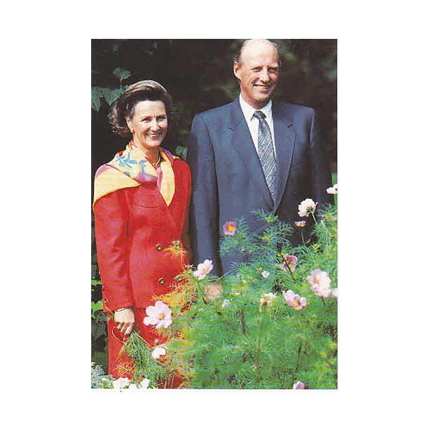 Kong Harald og Dronning Sonja - Kortmann 154