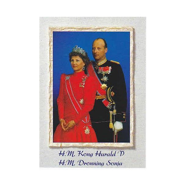 Kong Harald og Dronning Sonja - Aune