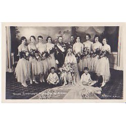 Norges Kronprinsepar,brudepiger og Forlover