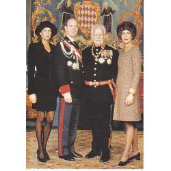Prince Rainier -Albert - Caroline -Stephanie