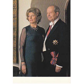Franz Josef II und Fyrstin Gina von Liechenstein