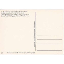 Konung Carl XVI Gustaf och Drottning Silvia.