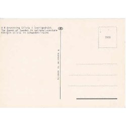 Drottning Silvia i Sverigedragt.