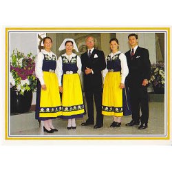 Kongafamiljen p&aring; Sveriges Nationaldag.