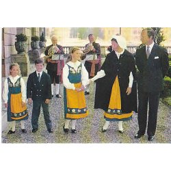 Kongafamiljen p&aring; Sveriges Nationaldag.