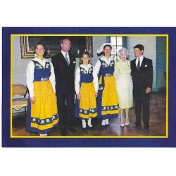 Kongafamiljen p&aring; Sveriges Nationaldag.