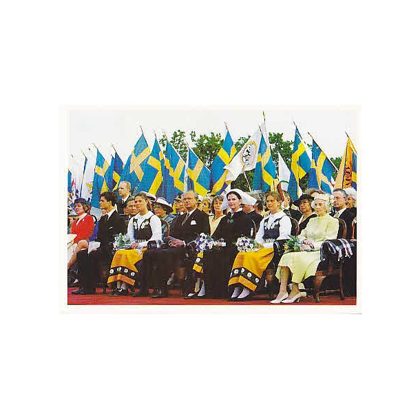 Kongafamiljen p&aring; Sveriges Nationaldag.
