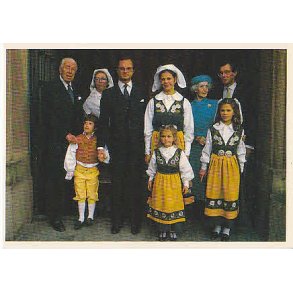 Kongafamiljen på Sveriges Nationaldag.