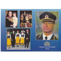 Konung Carl XVI Gustaf 50 &Aring;r.