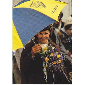 Drottning Silvia i Gamla Linkøbing.