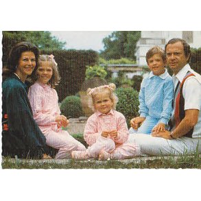 Svenska Kungliga Familien på Soliden.
