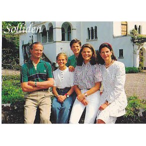 Svenska Kungliga Familien på Soliden.