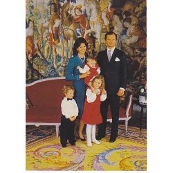 Svenska Kungliga Familien i Stockholm.