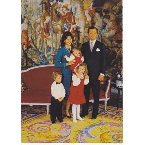 Svenska Kungliga Familien i Stockholm.