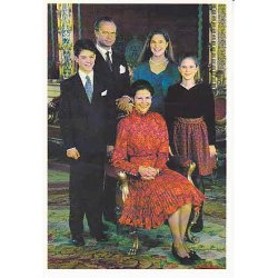 Svenska Kungliga Familien i Stockholm.